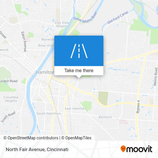 Mapa de North Fair Avenue