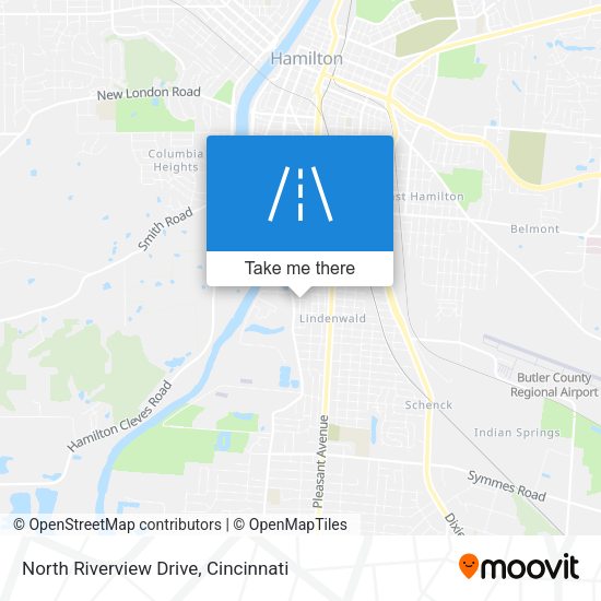 North Riverview Drive map
