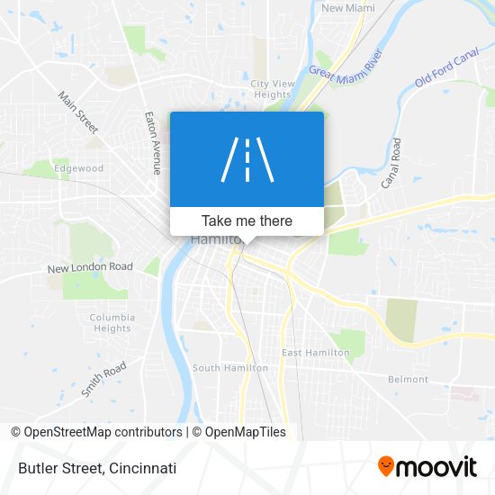 Mapa de Butler Street