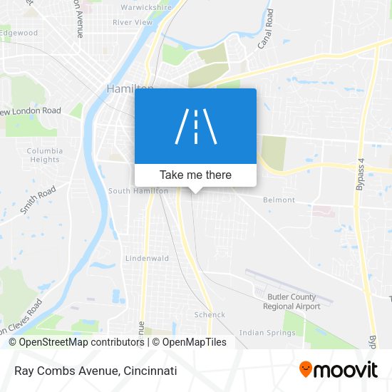 Ray Combs Avenue map