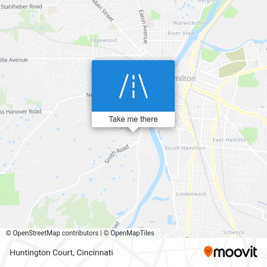 Huntington Court map