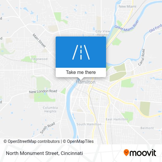 North Monument Street map