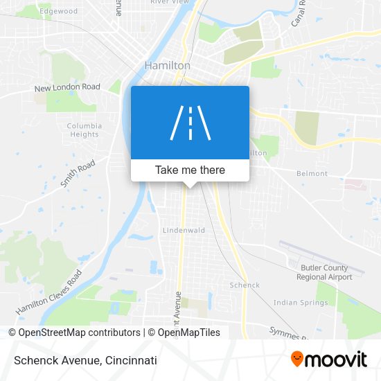 Schenck Avenue map