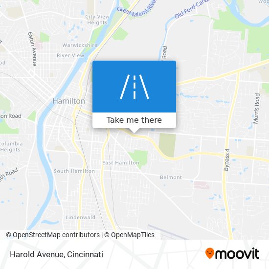 Harold Avenue map