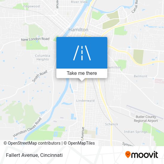 Fallert Avenue map