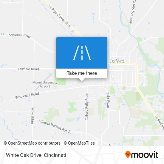 Mapa de White Oak Drive