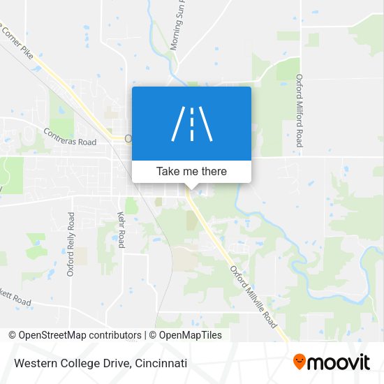Western College Drive map