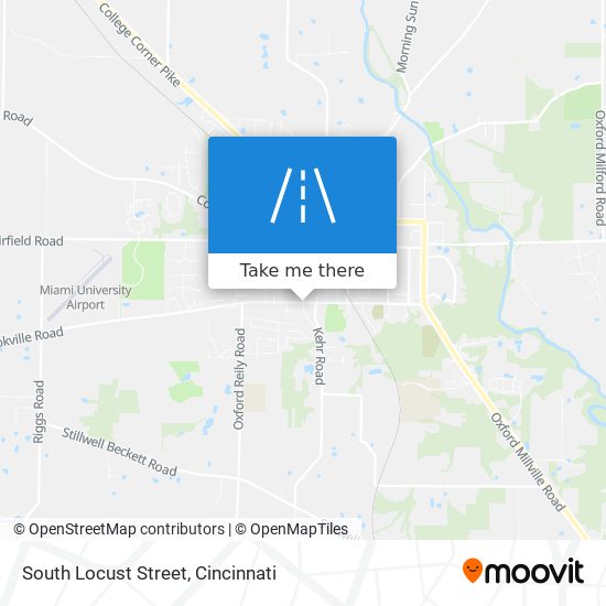 South Locust Street map