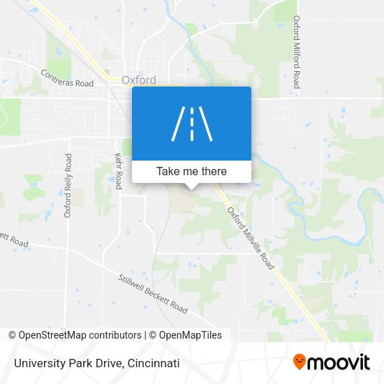 University Park Drive map