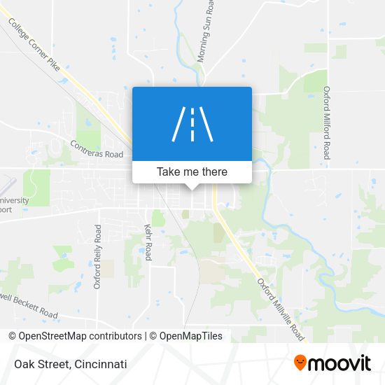Mapa de Oak Street