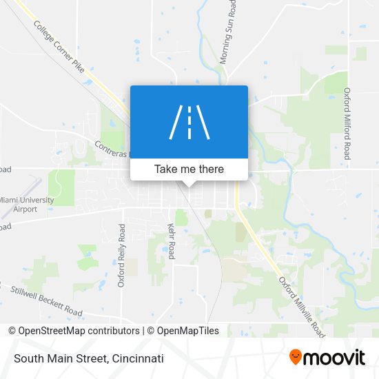 South Main Street map