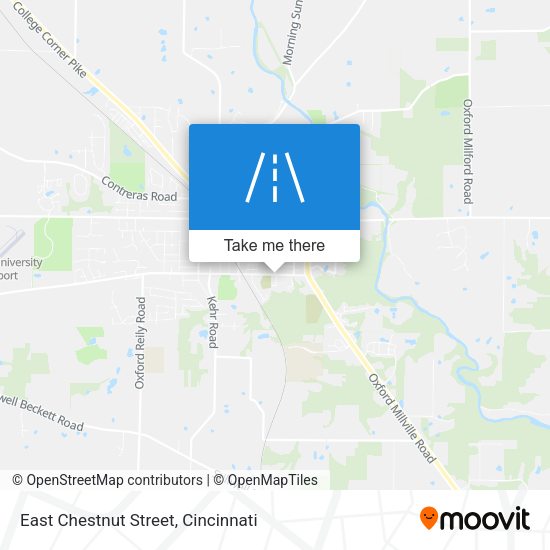 Mapa de East Chestnut Street