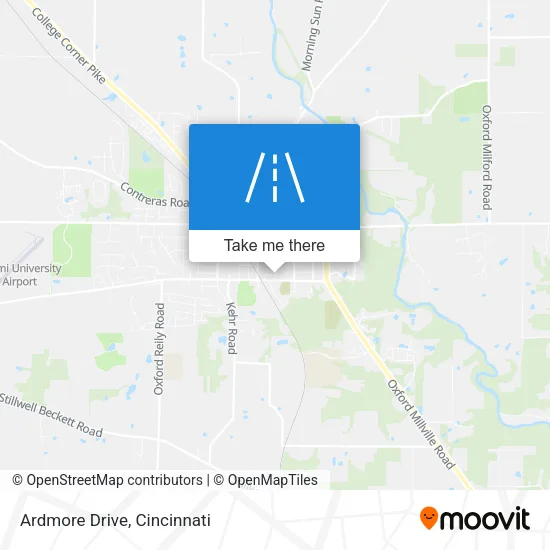 Ardmore Drive map