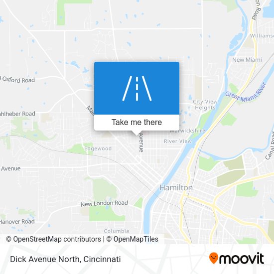 Mapa de Dick Avenue North