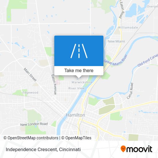 Mapa de Independence Crescent