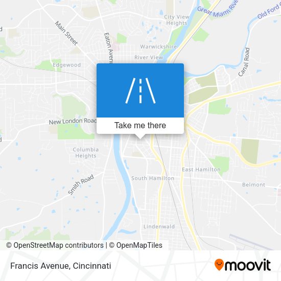 Mapa de Francis Avenue