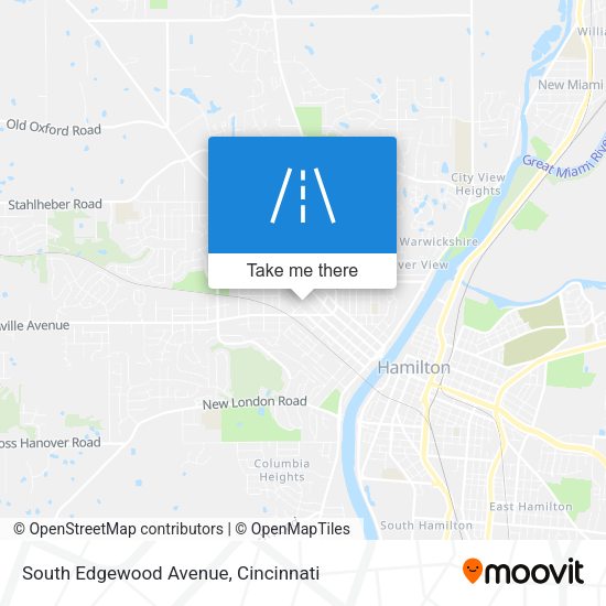 South Edgewood Avenue map