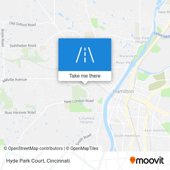 Hyde Park Court map