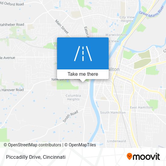 Mapa de Piccadilly Drive