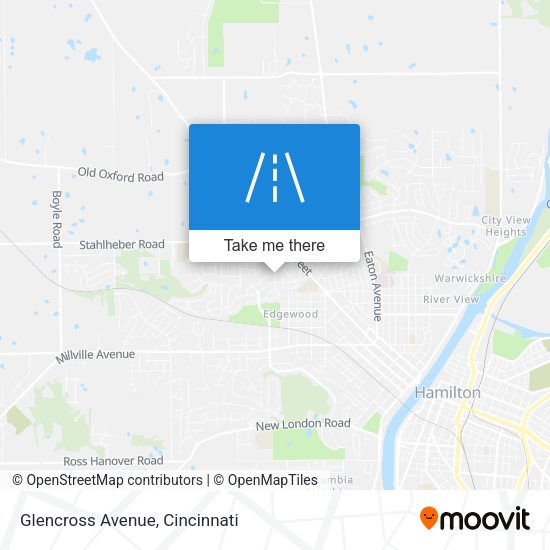 Mapa de Glencross Avenue