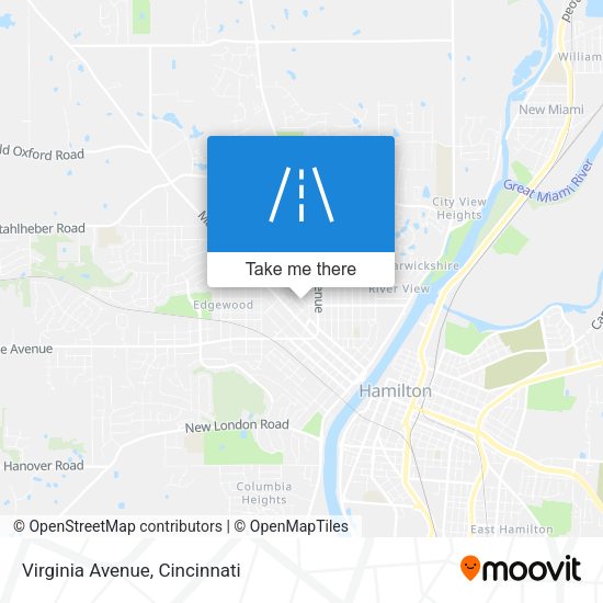 Virginia Avenue map