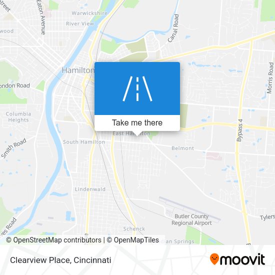 Mapa de Clearview Place