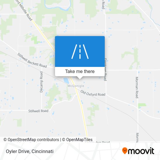 Oyler Drive map