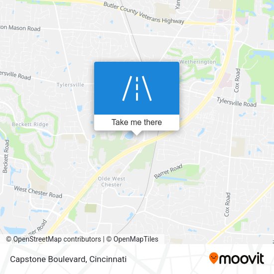 Capstone Boulevard map