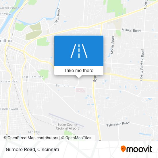 Mapa de Gilmore Road