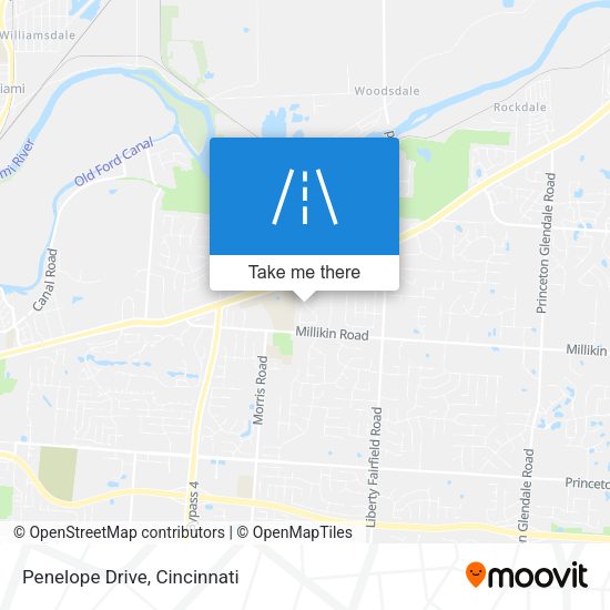 Mapa de Penelope Drive