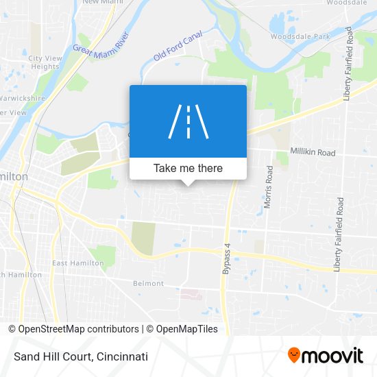 Sand Hill Court map