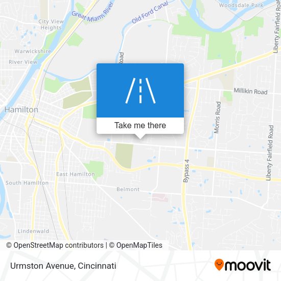 Mapa de Urmston Avenue