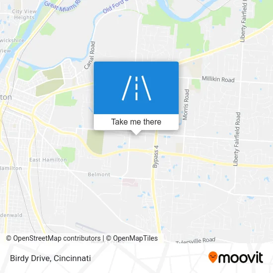 Birdy Drive map