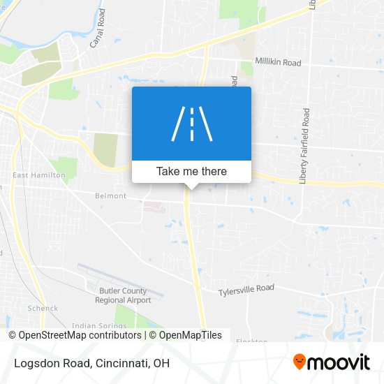 Mapa de Logsdon Road