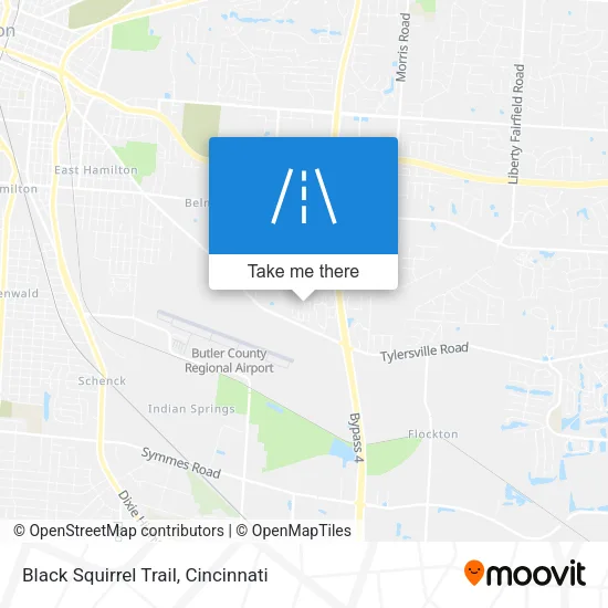Black Squirrel Trail map