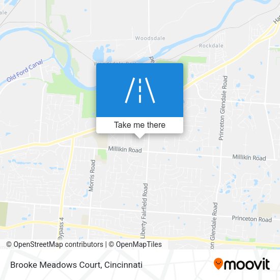 Brooke Meadows Court map