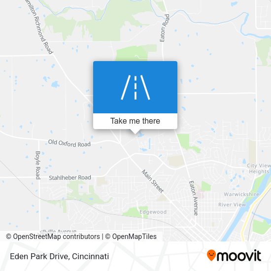Eden Park Drive map