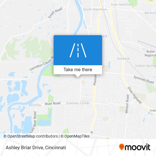 Ashley Briar Drive map