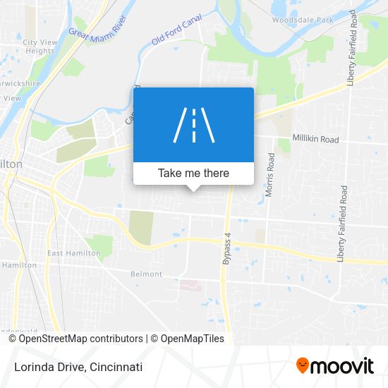 Lorinda Drive map