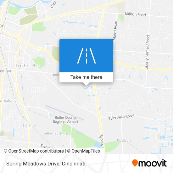 Spring Meadows Drive map