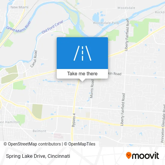 Spring Lake Drive map