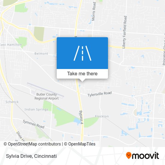 Mapa de Sylvia Drive