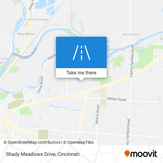 Mapa de Shady Meadows Drive