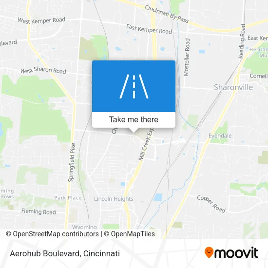 Aerohub Boulevard map