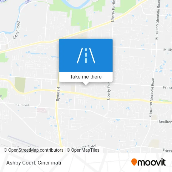 Ashby Court map