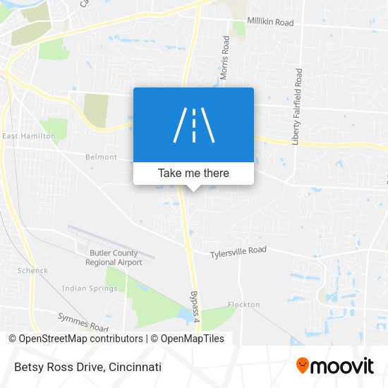 Betsy Ross Drive map
