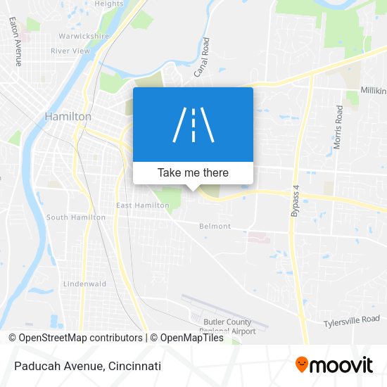 Paducah Avenue map