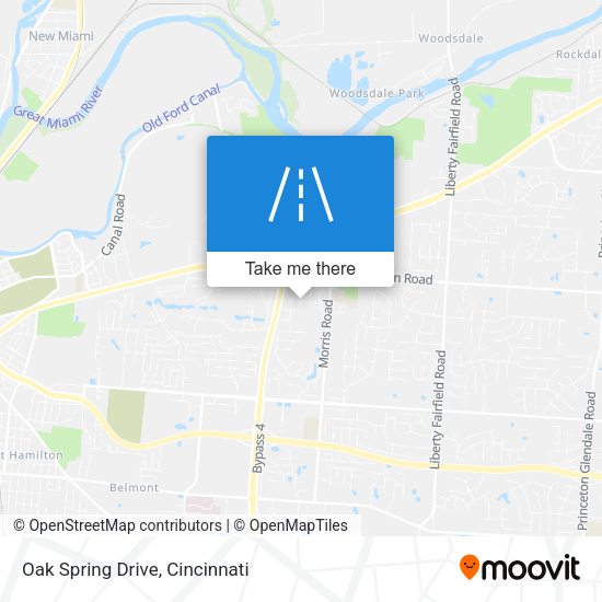 Oak Spring Drive map