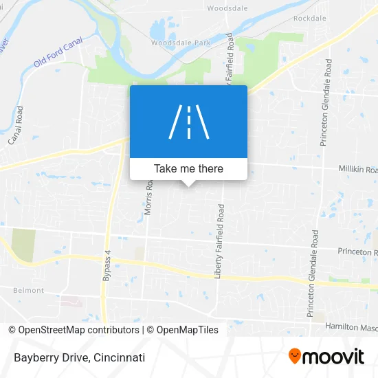 Bayberry Drive map