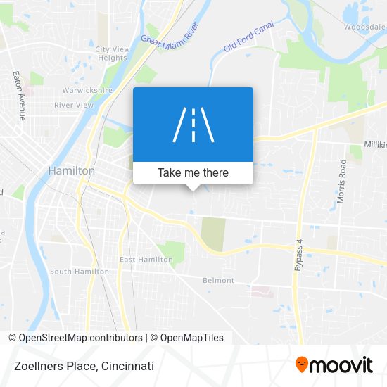 Mapa de Zoellners Place